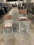 Metal Frame / Wood Seat-Back Chairs & Stools